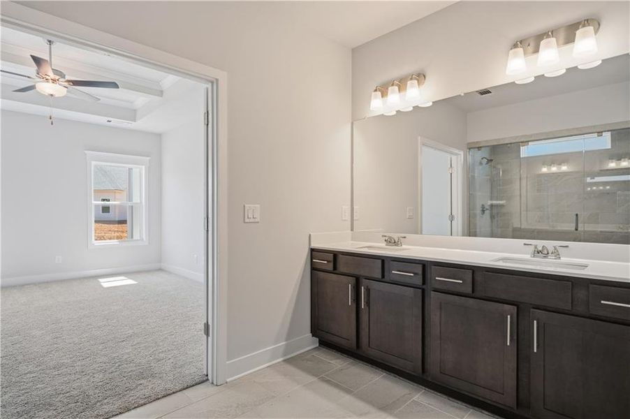 Furnished interior view inside a new home in Garland Meadows, Cartersville (Image 13).
