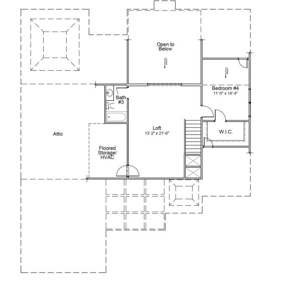 2D floor plan layout of this home in Walnut Grove, Easley, SC (Image 3).