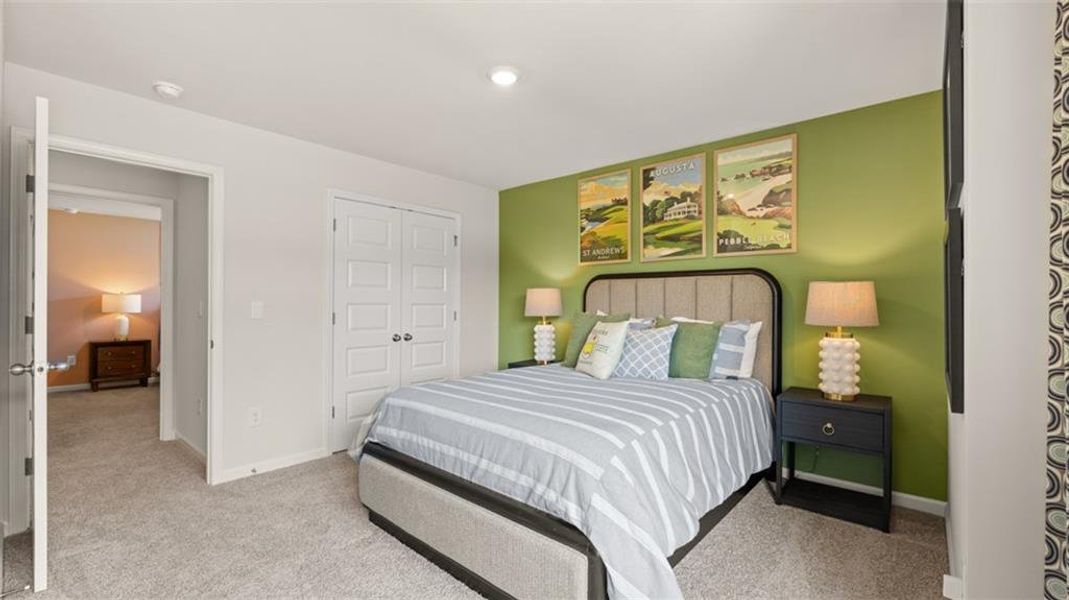 Furnished interior view inside a new home in Jackson Landing, Jefferson (Image 42). Furnished interior view inside a new home in Jackson Landing, Jefferson (Image 42).