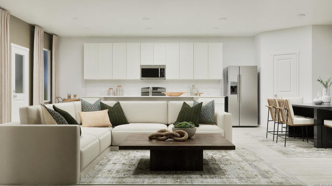 Furnished interior view inside a new home in David Estates, Portland (Image 9).
