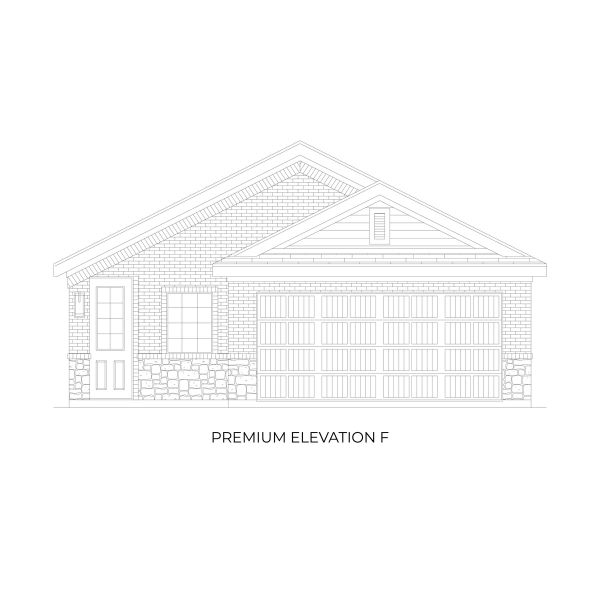 Representative rendering of the exterior for the Lincoln Select F by First Texas Homes (Image 9).