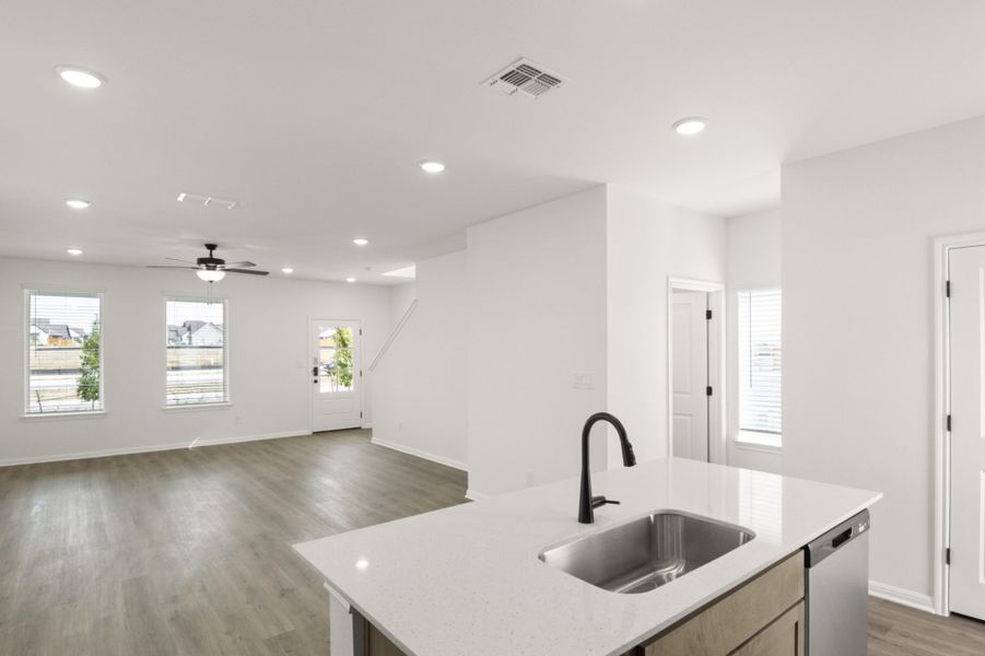 Furnished interior view inside a new home in Trace, San Marcos (Image 9). Furnished interior view inside a new home in Trace, San Marcos (Image 9).