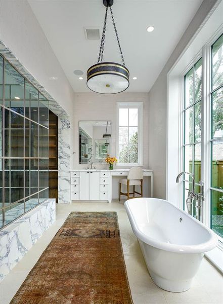 Furnished interior view inside a new home in , Dallas (Image 15).