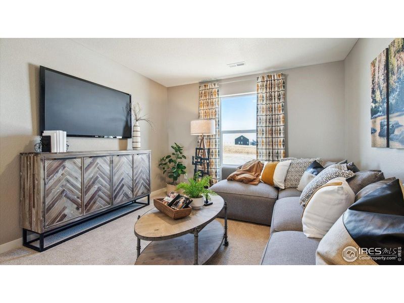 Furnished interior view inside a new home in Vista Meadows, Fort Lupton (Image 8).