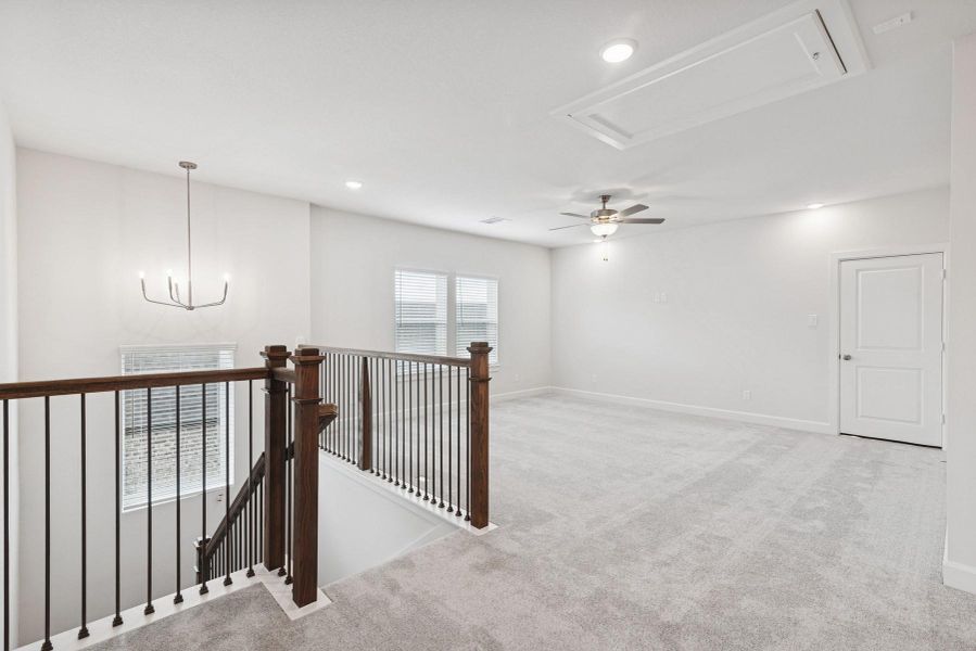 Spacious, unfurnished interior of a new home in Dunham Pointe 50' Homesites, Cypress (Image 19). Spacious, unfurnished interior of a new home in Dunham Pointe 50' Homesites, Cypress (Image 19).