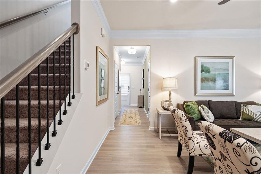Furnished interior view inside a new home in Johnson Crossing, Cartersville (Image 17).