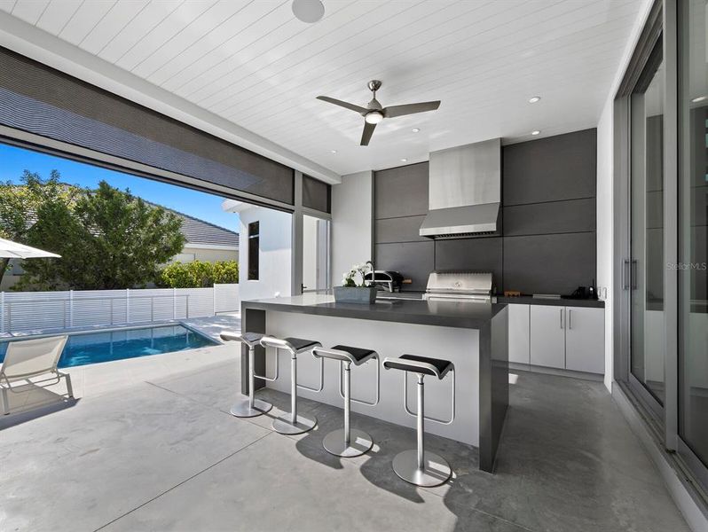 Exterior details and patio area of a home in , Sarasota (Image 25). Exterior details and patio area of a home in , Sarasota (Image 25).