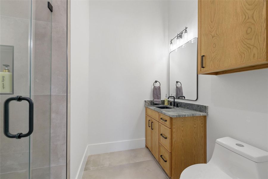 Downstairs full bedroom suite.