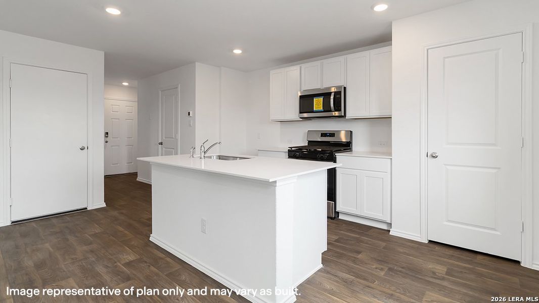Furnished interior view inside a new home in Hickory Ridge, Elmendorf (Image 9).