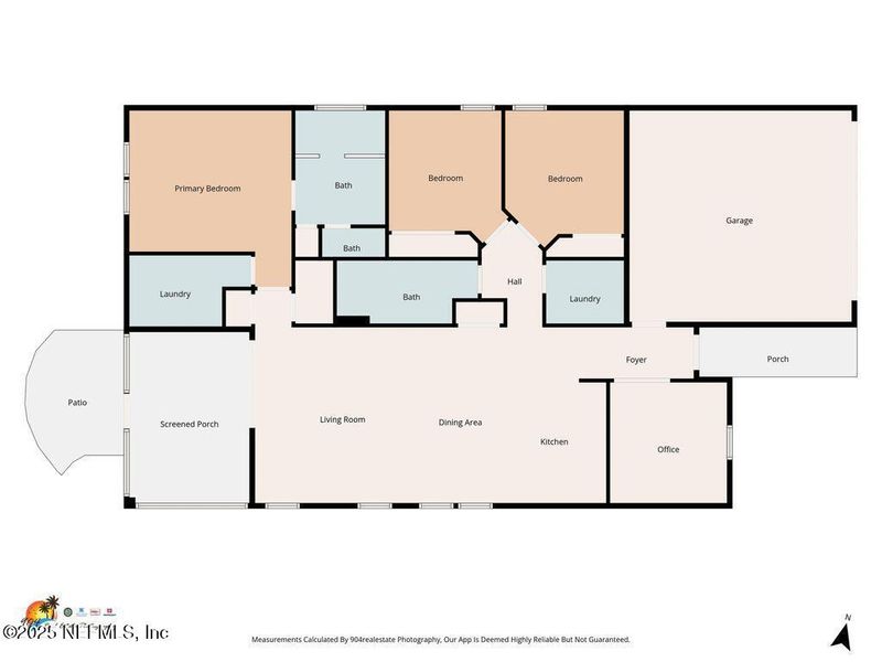 2D floor plan layout of this home in , Yulee, FL (Image 3).
