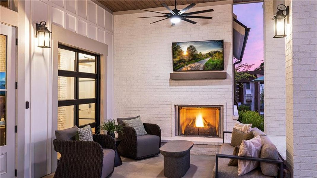 Exterior details and patio area of a home in , Cumming (Image 4).