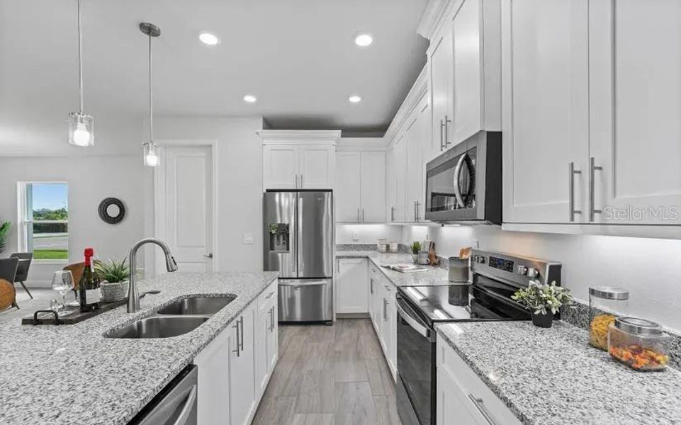 Furnished interior view inside a new home in , Orlando (Image 9). Furnished interior view inside a new home in , Orlando (Image 9).