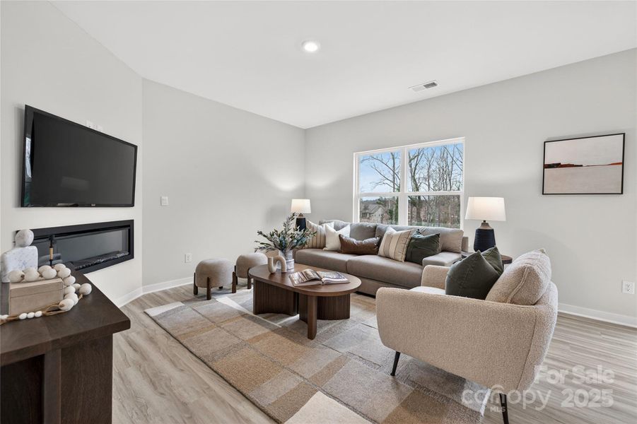 Furnished interior view inside a new home in Lakeshore at Windstone, Mooresville (Image 5).