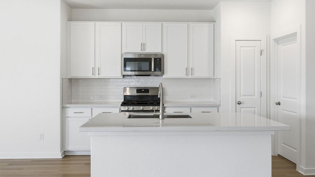 Furnished interior view inside a new home in Sky Ridge, San Marcos (Image 10).