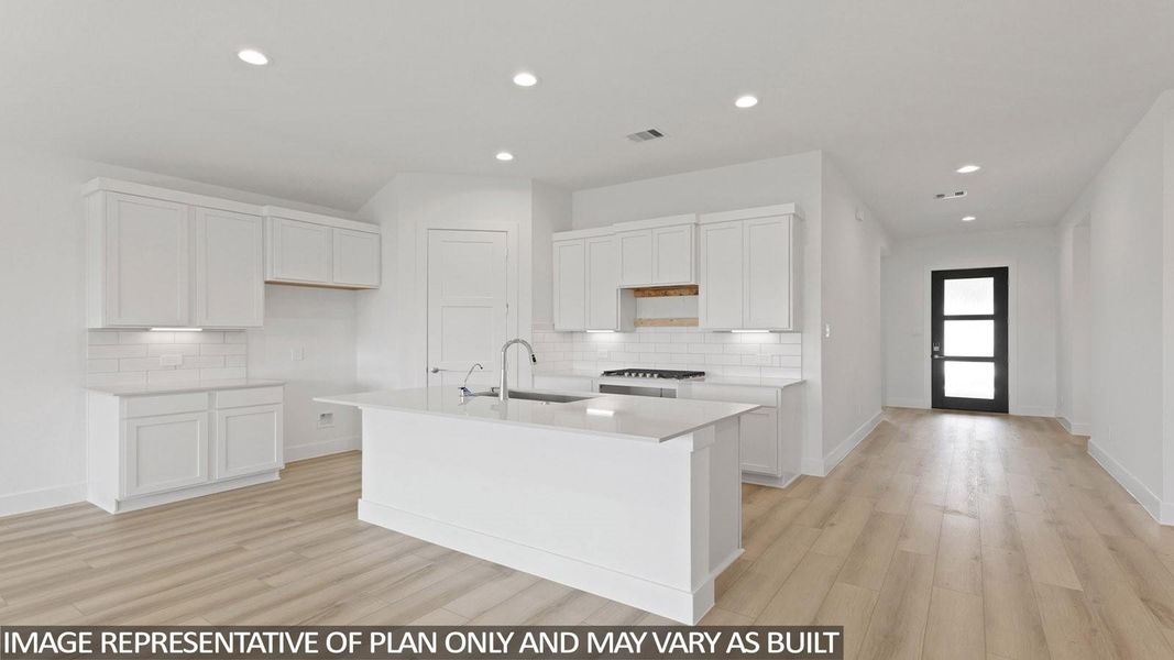 Furnished interior view inside a new home in Hills of Westlake, Conroe (Image 7).