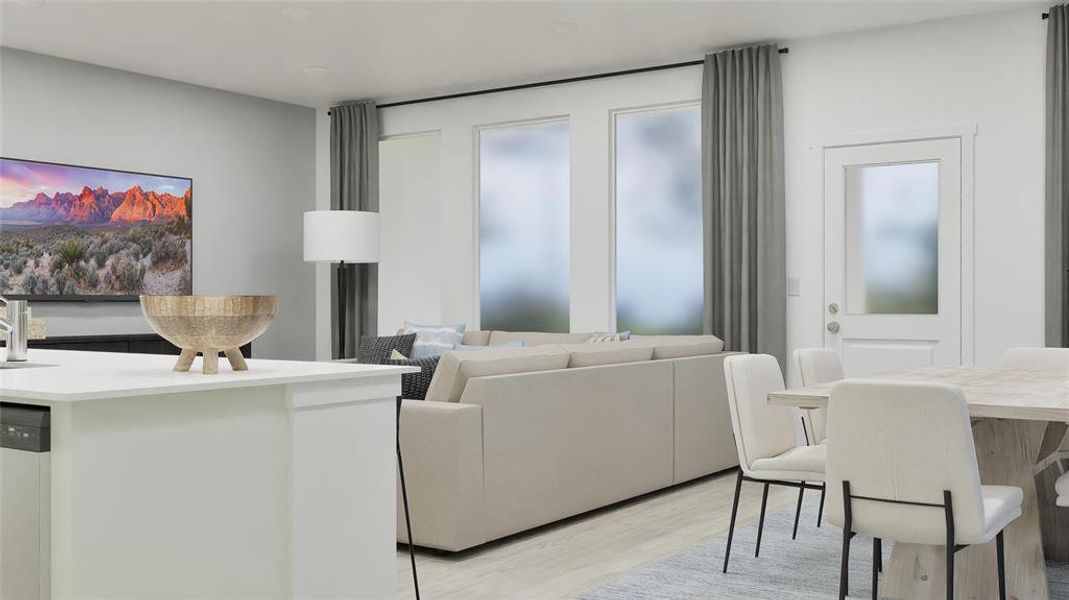 Furnished interior view inside a new home in , Pilot Point (Image 20).