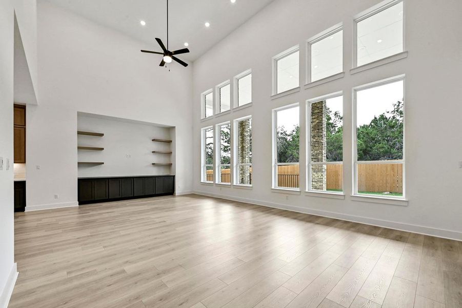 Spacious, unfurnished interior of a new home in Lariat: 70ft. lots, Liberty Hill (Image 8). Spacious, unfurnished interior of a new home in Lariat: 70ft. lots, Liberty Hill (Image 8).