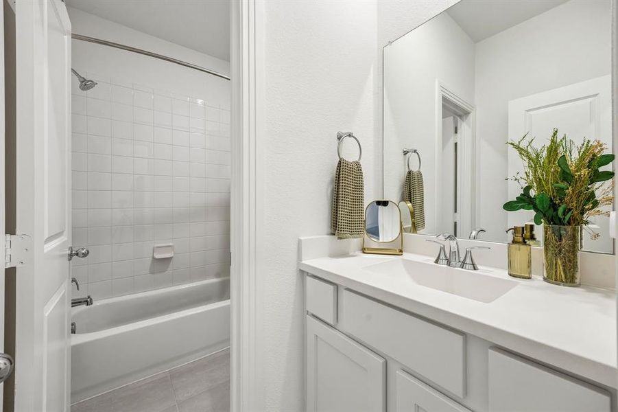 Furnished interior view inside a new home in Solterra Texas, Mesquite (Image 24).