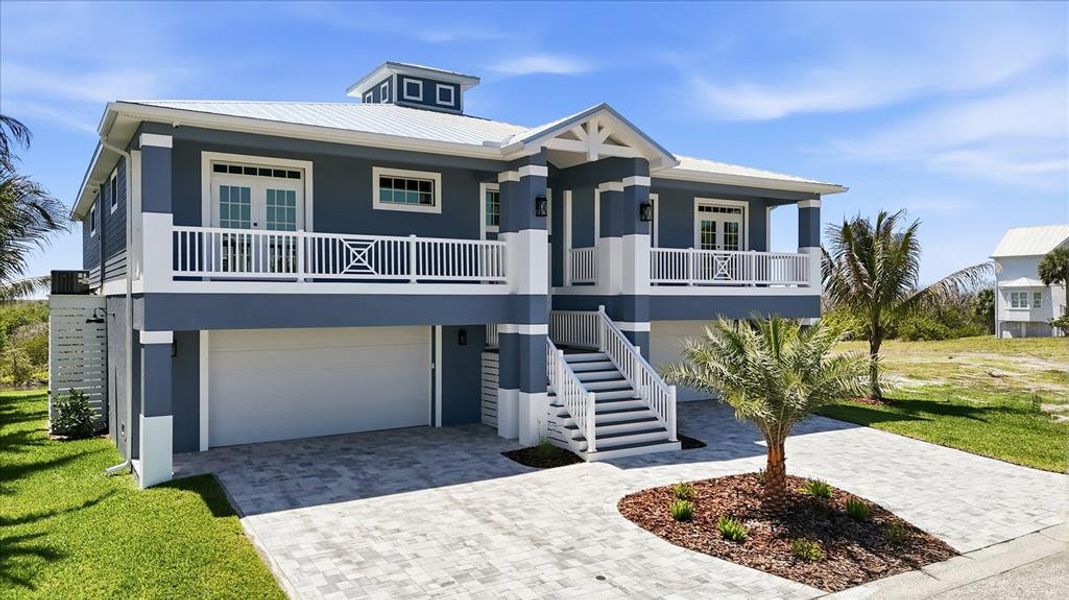 Front exterior of a new home in , Placida, FL, highlighting curb appeal (Image 28).