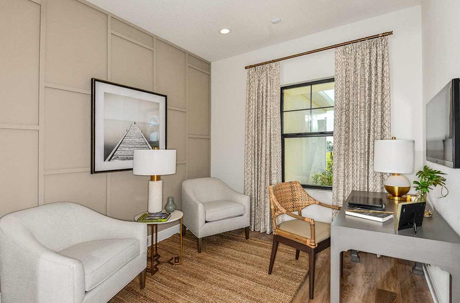 Representative furnished interior of a home built from the Imagination 2 by Neal Communities in Canoe Creek, Parrish (Image 14).