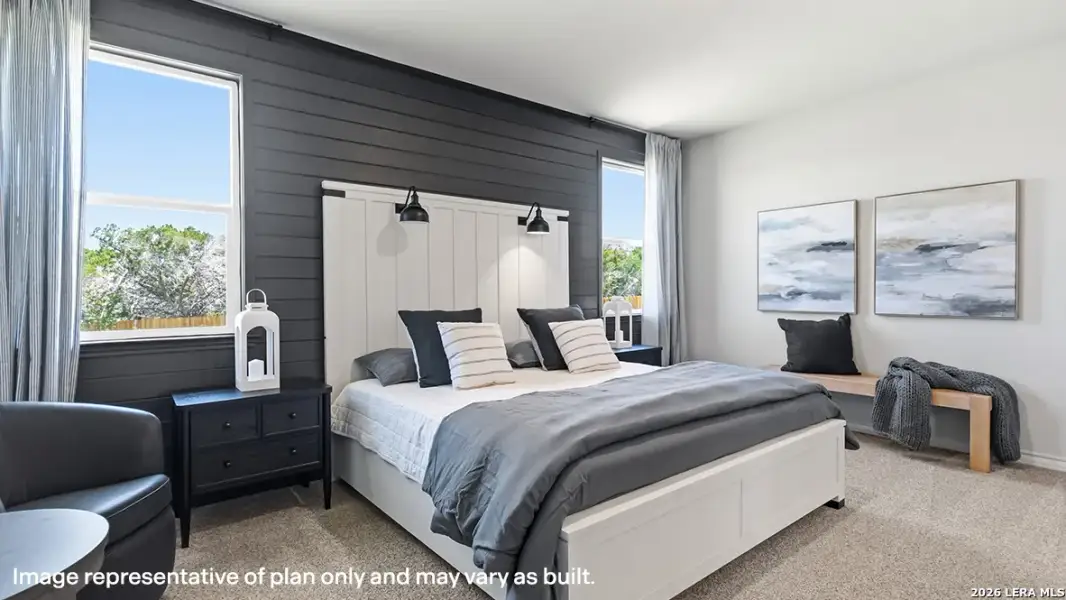 Furnished interior view inside a new home in Riverstone at Westpointe, San Antonio (Image 8).