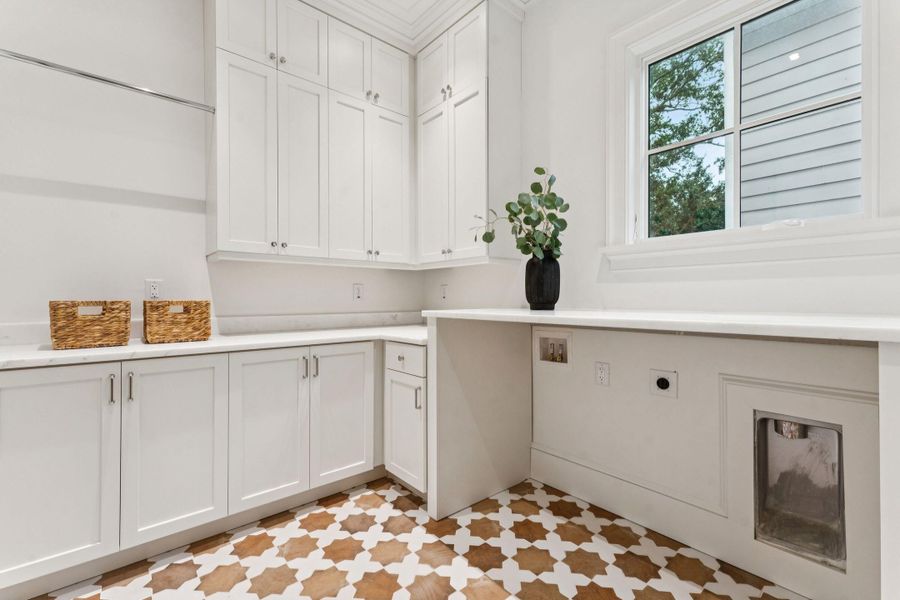 Furnished interior view inside a new home in , Charleston (Image 9).
