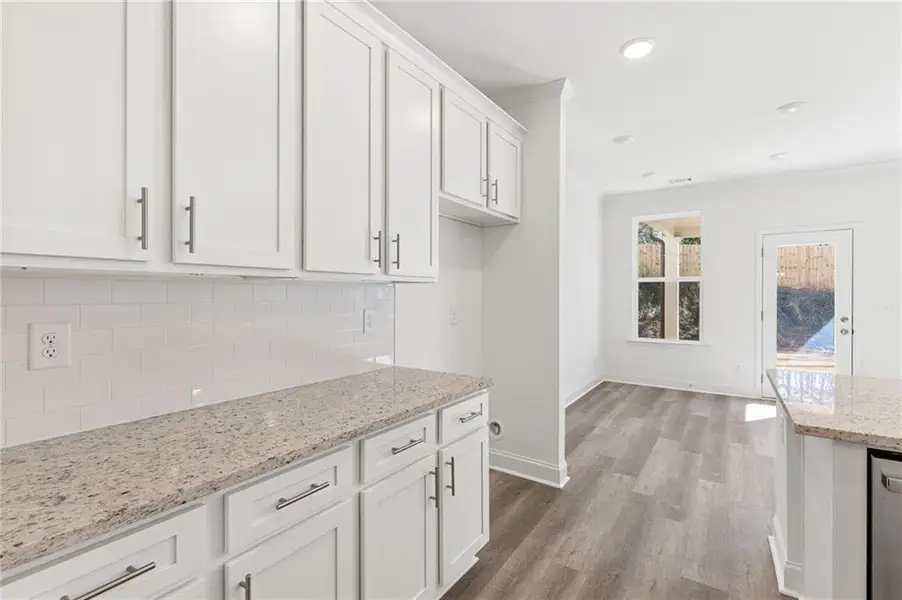 Furnished interior view inside a new home in Mulberry Summit, Flowery Branch (Image 9). Furnished interior view inside a new home in Mulberry Summit, Flowery Branch (Image 9).
