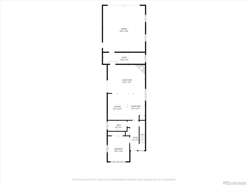 2D floor plan layout of this home in , Poncha Springs, CO (Image 3).