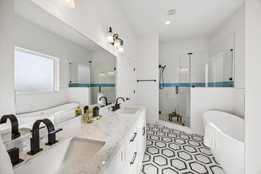 Furnished interior view inside a new home in , Houston (Image 25). Furnished interior view inside a new home in , Houston (Image 25).