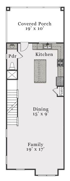 Park - Second Floor Elevation A End Unit