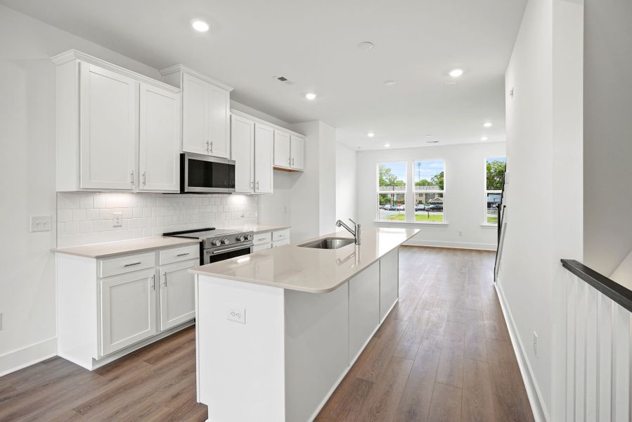 Furnished interior view inside a new home in West End Heights, Charlotte (Image 5).