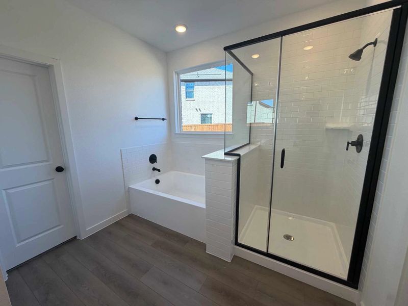 Primary Bathroom Construction Progress featuring the Artisan Collection Primary Bathroom Construction Progress featuring the Artisan Collection