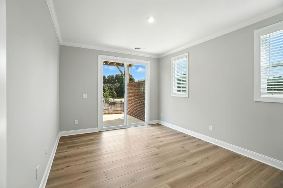 Representative unfurnished interior of a home built from the Duke by Mattamy Homes in The Townes at Wade Ardrey, Charlotte (Image 16). Representative unfurnished interior of a home built from the Duke by Mattamy Homes in The Townes at Wade Ardrey, Charlotte (Image 16).
