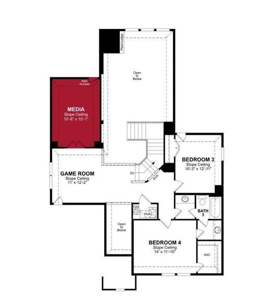Beazer Homes Spiritas Ranch Summerfield floorplan