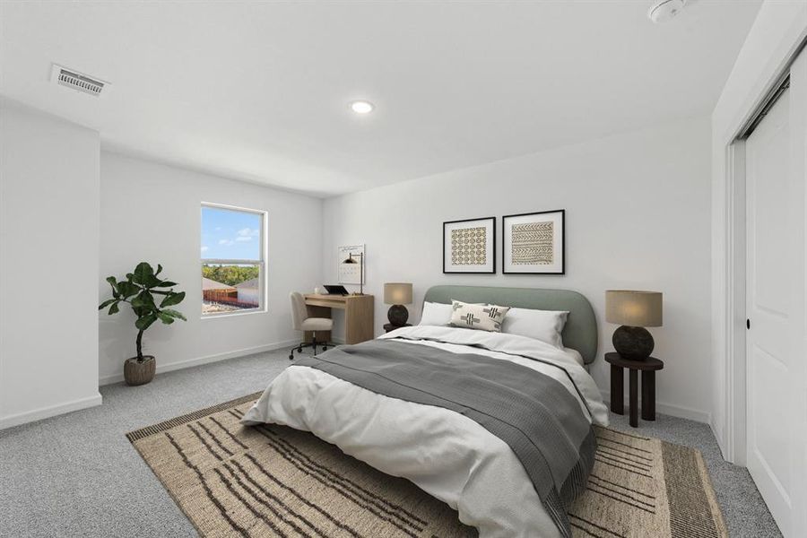 Furnished interior view inside a new home in Aspire at Noble Ridge, Howe (Image 9). Furnished interior view inside a new home in Aspire at Noble Ridge, Howe (Image 9).