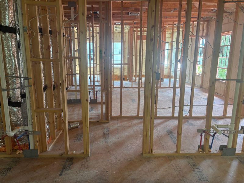 In-progress construction of a new home in The Preserve at Pennys Creek, Johns Island, SC (Image 10). In-progress construction of a new home in The Preserve at Pennys Creek, Johns Island, SC (Image 10).