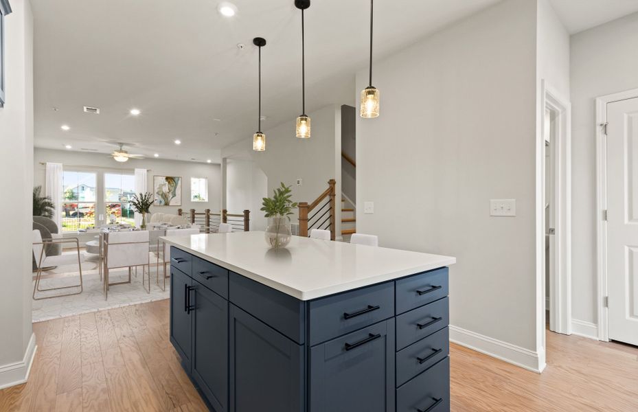 Kitchen on First Floor  in new home construction at Skyline by John Wieland Homes Nashville