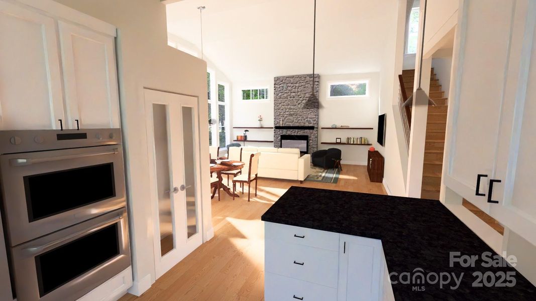 Dining / kitchen - rendered