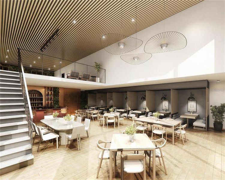 Furnished interior view inside a new home in Bath and Racquet Residences and Club, Sarasota (Image 2).