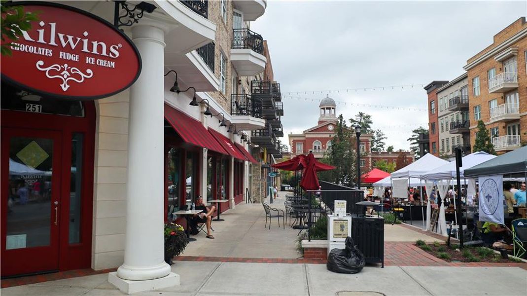 Front exterior of a new home in Byers Park, Alpharetta, GA, highlighting curb appeal (Image 27).