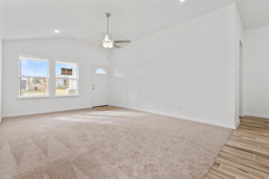 Spacious, unfurnished interior of a new home in Butler Farms, Liberty Hill (Image 17). Spacious, unfurnished interior of a new home in Butler Farms, Liberty Hill (Image 17).