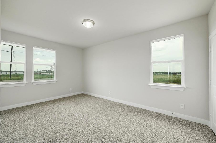 Empty room with carpet floors Empty room with carpet floors