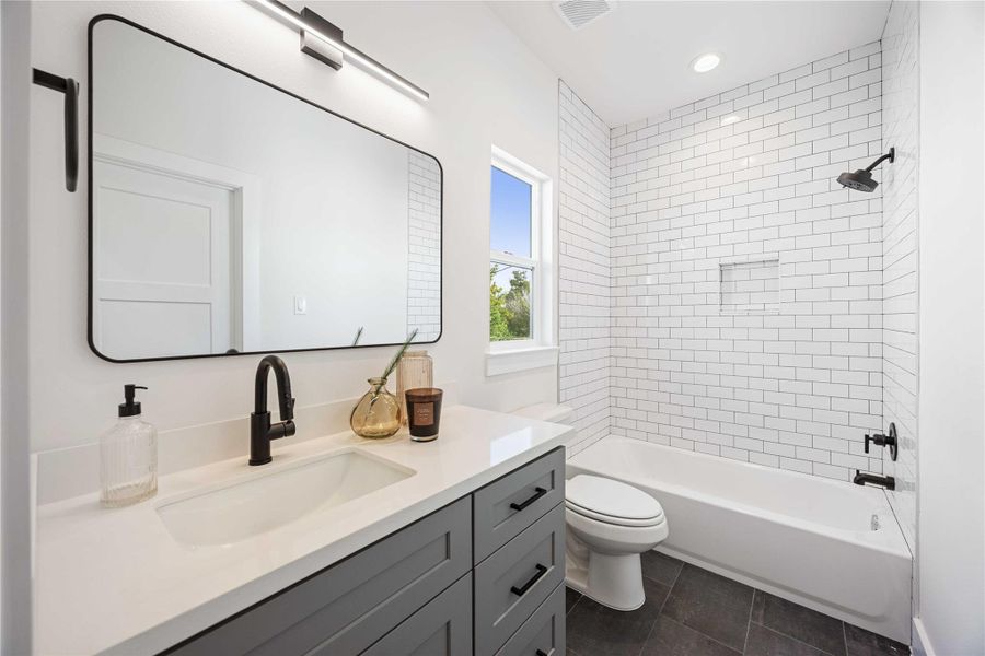 Furnished interior view inside a new home in , Houston (Image 6).