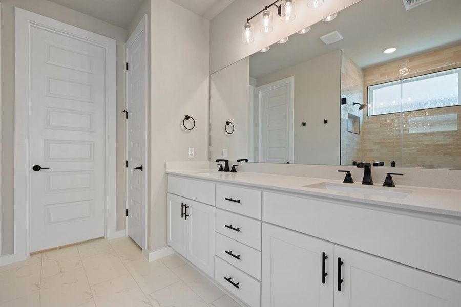Furnished interior view inside a new home in Heritage, Dripping Springs (Image 8).