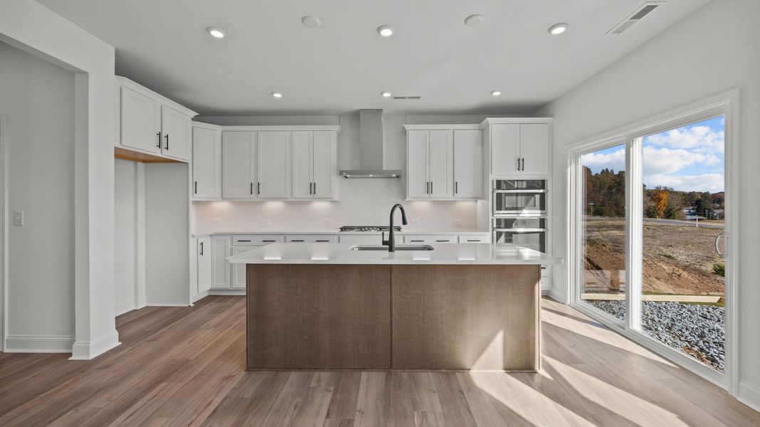 Furnished interior view inside a new home in Farms at Bellingham, Mooresville (Image 8).