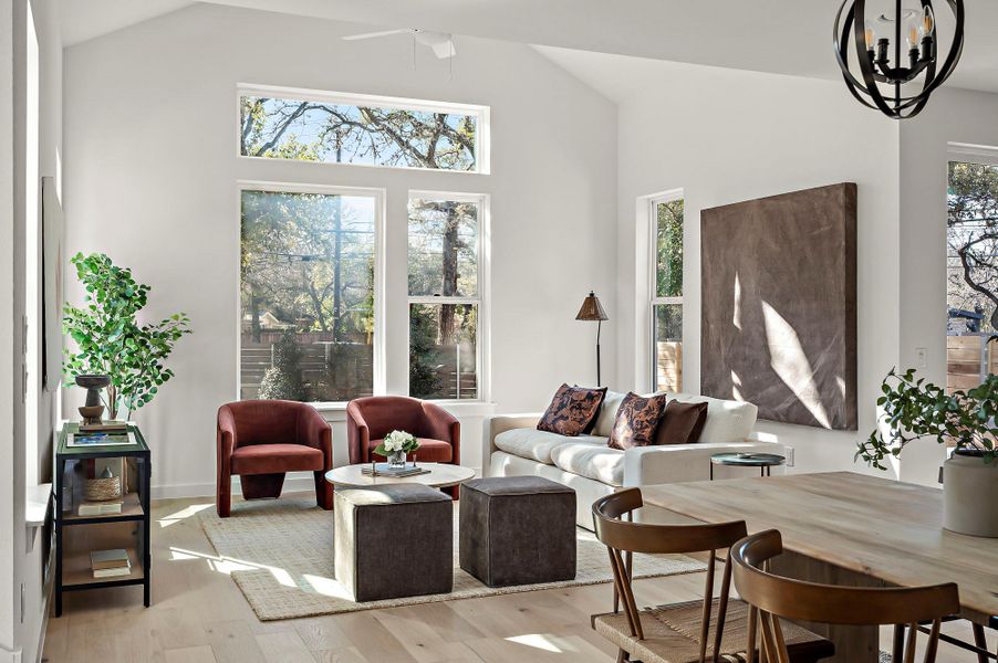 Furnished interior view inside a new home in , Austin (Image 10).