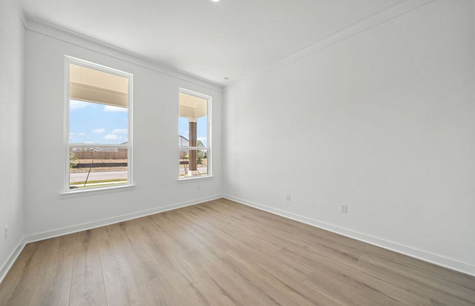 Representative unfurnished interior of a home built from the Electra by Pulte Homes in Kuempel Farms, Pflugerville (Image 21).