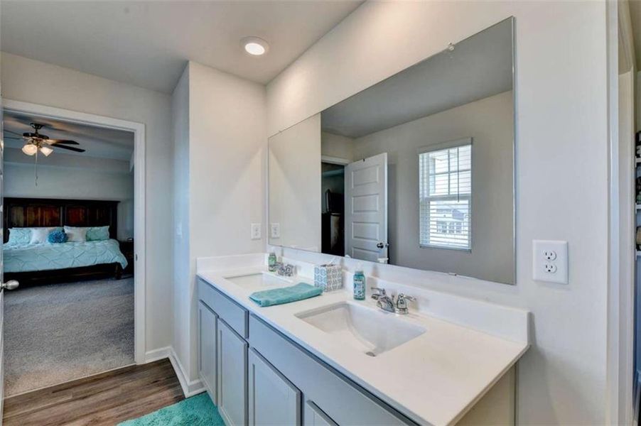 Furnished interior view inside a new home in Twin Lakes, Hoschton (Image 51).