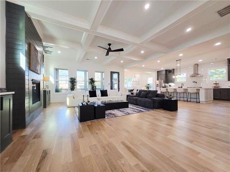 Furnished interior view inside a new home in , Atlanta (Image 45). Furnished interior view inside a new home in , Atlanta (Image 45).