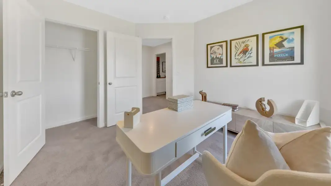 Representative furnished interior of a home built from the Altamont Townhome by D.R. Horton in Smoky Hollow, Sevierville (Image 24).